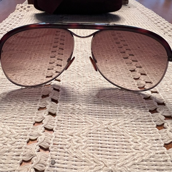 Tom Ford Marco Havana Sliver Sunglasses - Picture 7 of 17